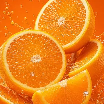 Illustration de la saveur Orange